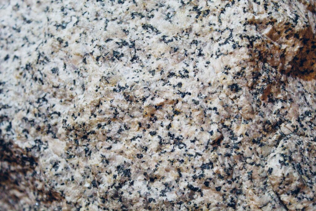 decomposed granite - brown and black granite counter top